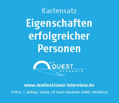 Eigenschaften erfolgreicher Personen – Kartensatz